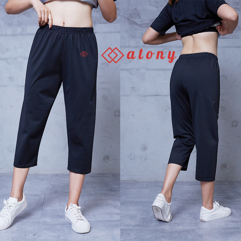 A358-41 - Set Áo Quần Tan Mỡ Bụng ATONY Chính Hãng, Tráng Nano Bạc Nhật Bản + Set 3: Áo Khoác Dài Tay Ko Mũ + Quần Ngố + Áo Ngực
