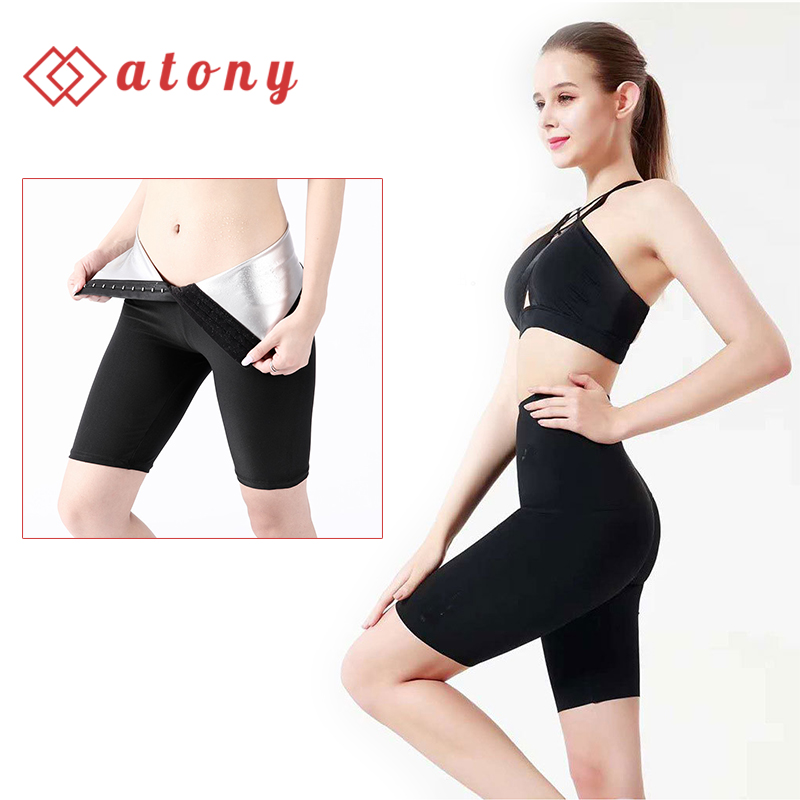 A358-52 - Bộ Quần Áo Sinh Nhiệt Giảm Mỡ Bụng ATONY, Bộ Quần Áo Đổ Mồ Hôi Giảm Mỡ Bụng - Set 2: Áo Khoác Có Mũ + Quần Nịt Bụng
