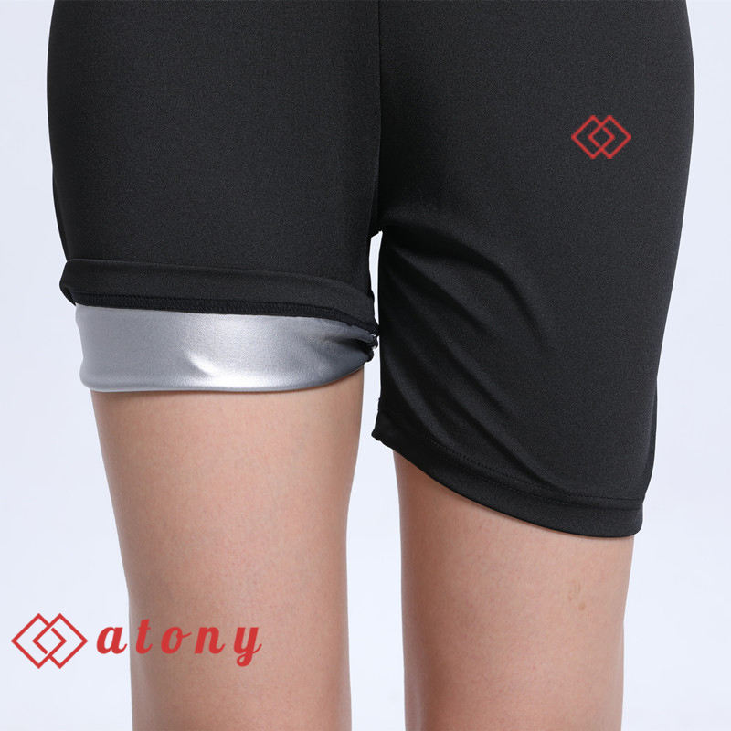 A358-59 - Bộ Quần Áo Giảm Mỡ Bụng ATONY, Sinh Nhiệt, Tan Mỡ Chính Hãng - Set 3: Áo Phông Dài Tay + Quần Lửng Nịt Bụng + Áo Ngực